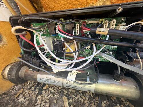Pool heater control board and wiring repair